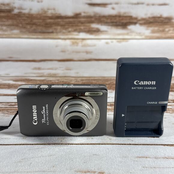 Canon PowerShot ELPH 100 HS – 12.1MP, Tested, Battery & Charger, OEM, Used - Picture 1 of 6